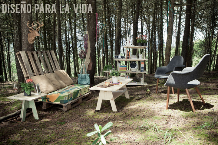 Набор лёгкой мебели от студии Vida Útil